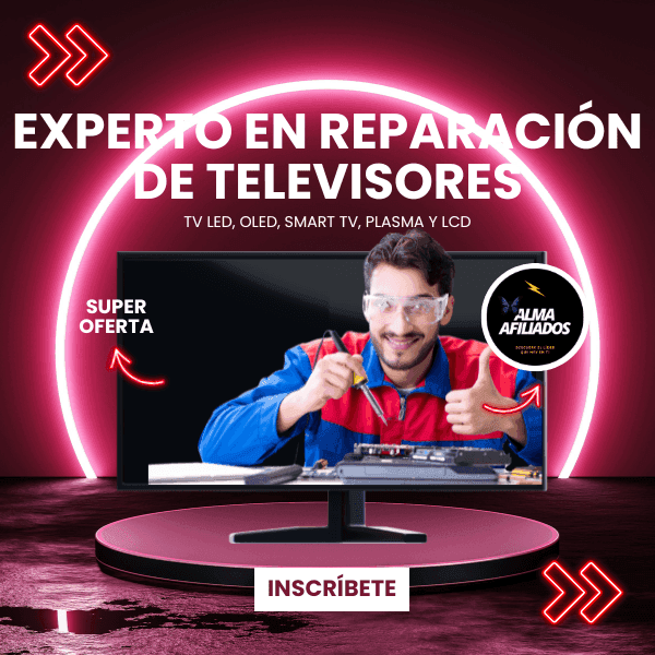Portada del curso de reparacion de televisores